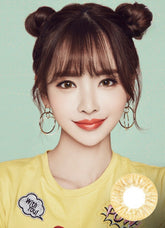 Lensme Water Ample Brown Monthly Circle Lenses (1 Pack)